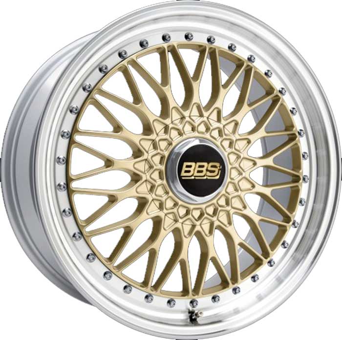 BBS Super RS 8,5x20 ET45 5x112 20" Wheel gold/Felge diagedr.