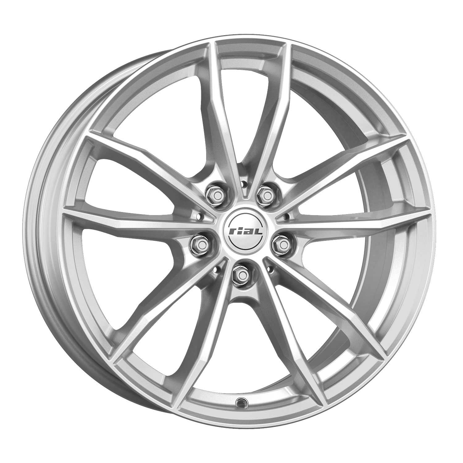 Rial X12 7,5x18 ET51 5x112 18" Wheel polar-silver